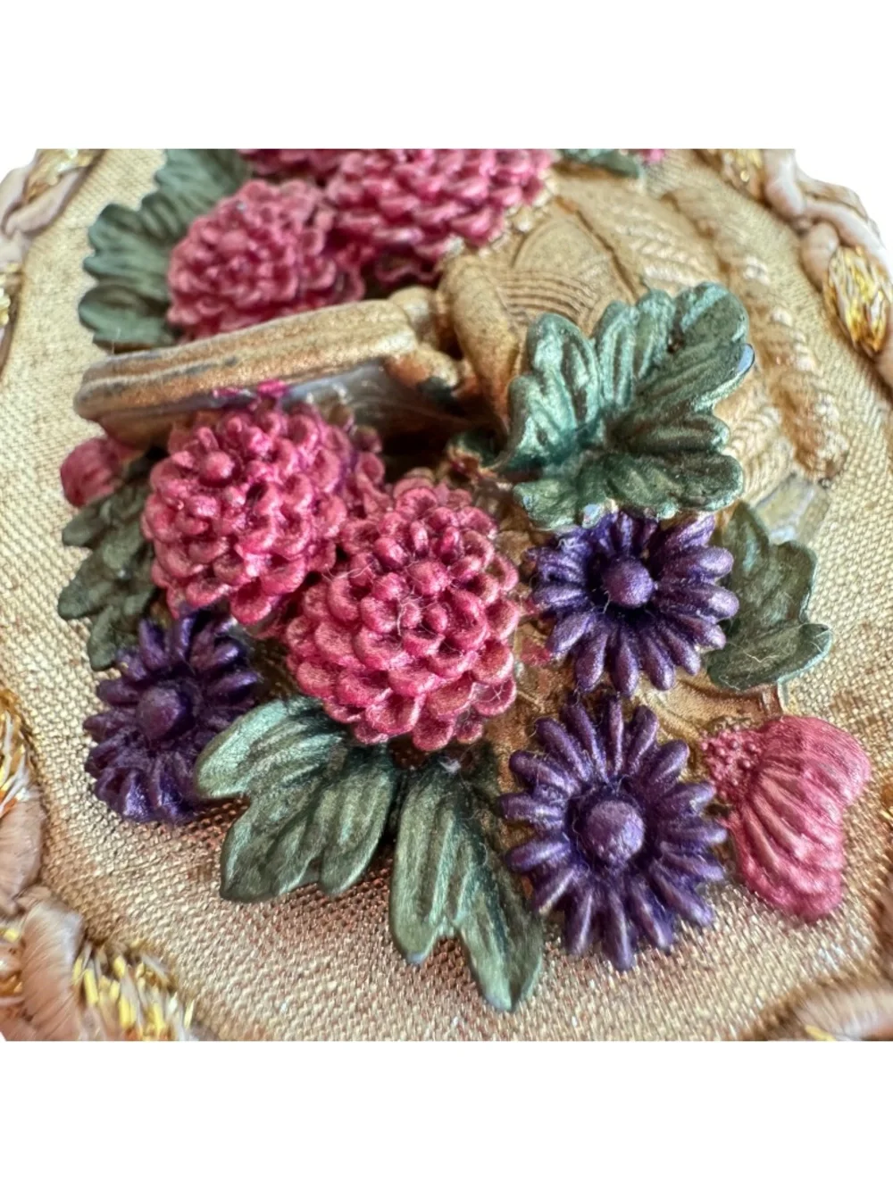 Vintage flower basket